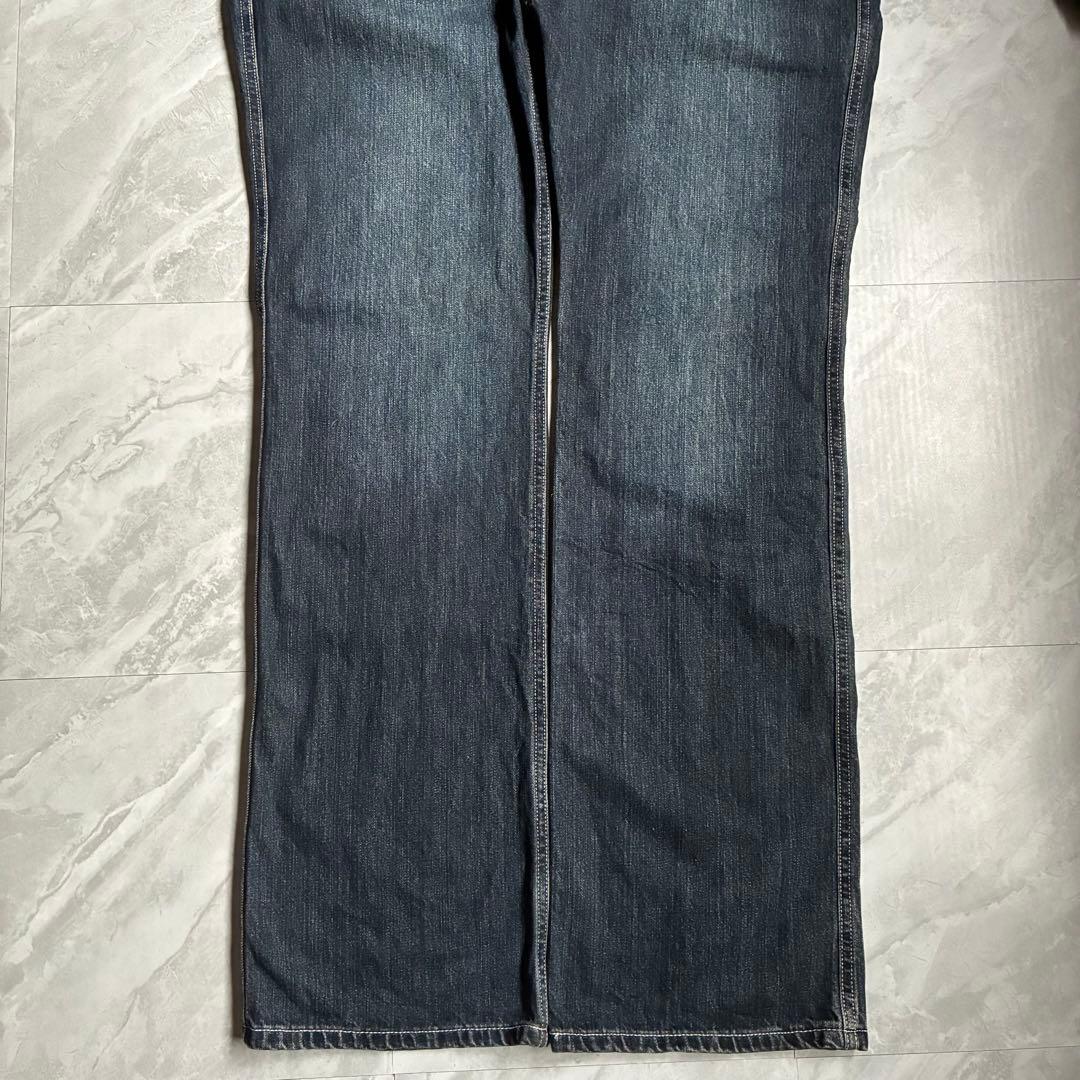 VANSON フライングエンブレム 刺繍 ダークデニム オールインワン バイカー