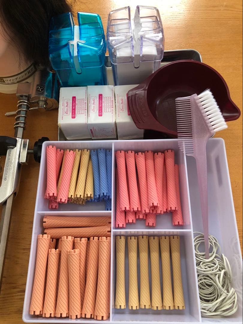 美容国家試験　ワインディング