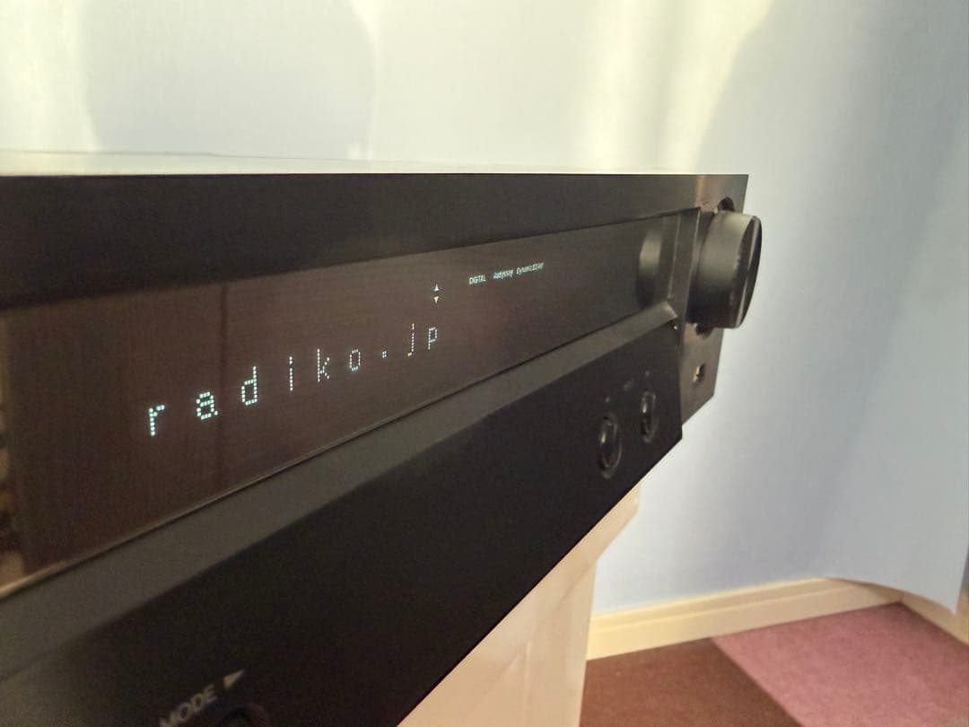 動作品　ONKYO NR-365 NETWORK AV レシーバー　radiko