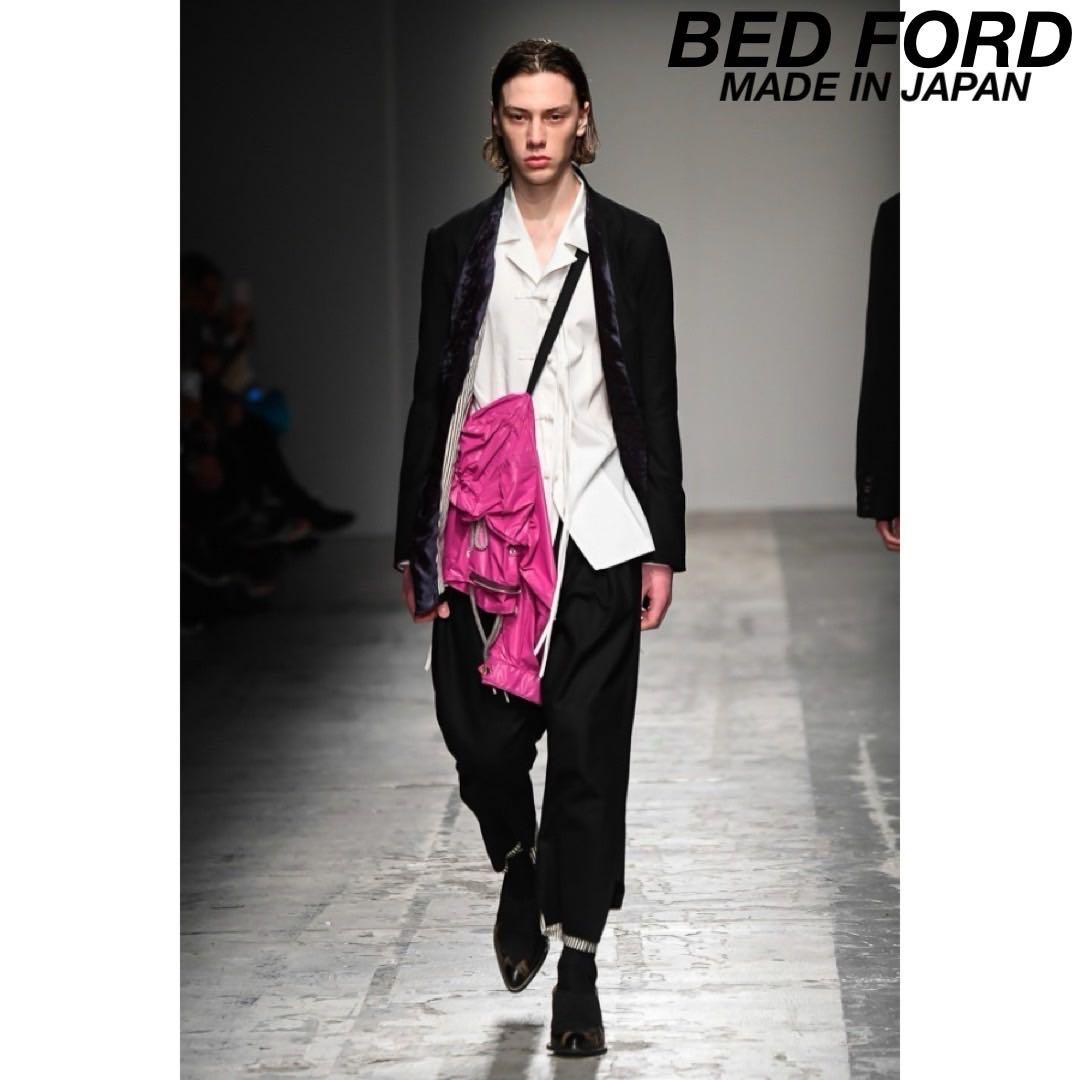 希少 美品 ベッドフォード ウール ストライク レイヤード デザイン パンツ 1