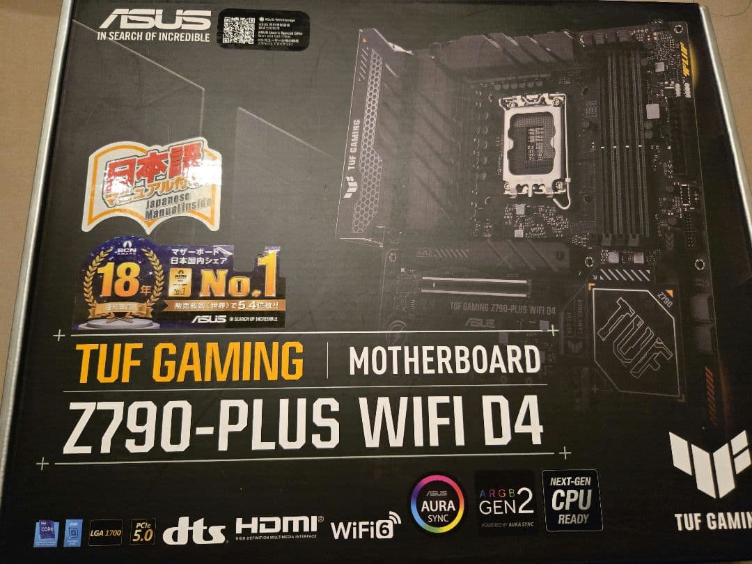 ASUS TUF GAMING Z790-PLUS WIFI D4 新品