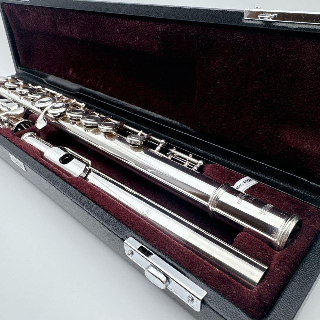 【未使用級】YAMAHA フルート YFL-211 後期 Eメカ 銀メッキ