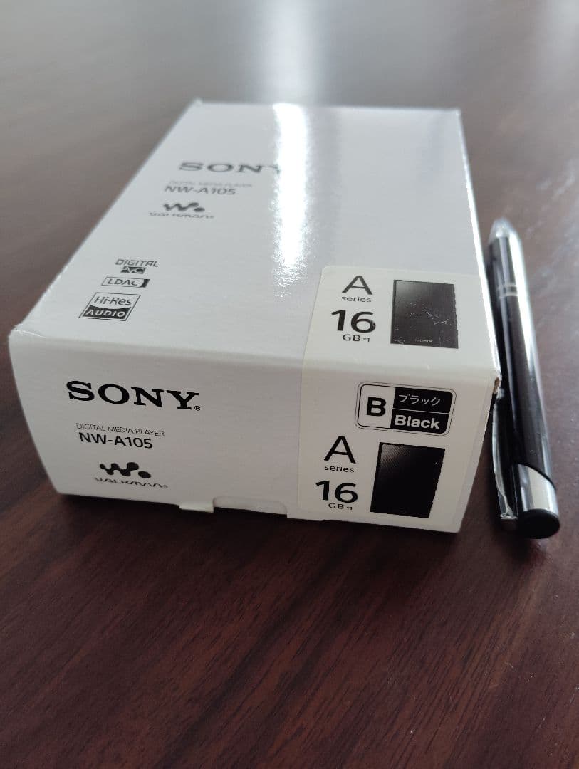 ソニー ウォークマン NW-A105 BM 16GB ハイレゾ対応 ブラック