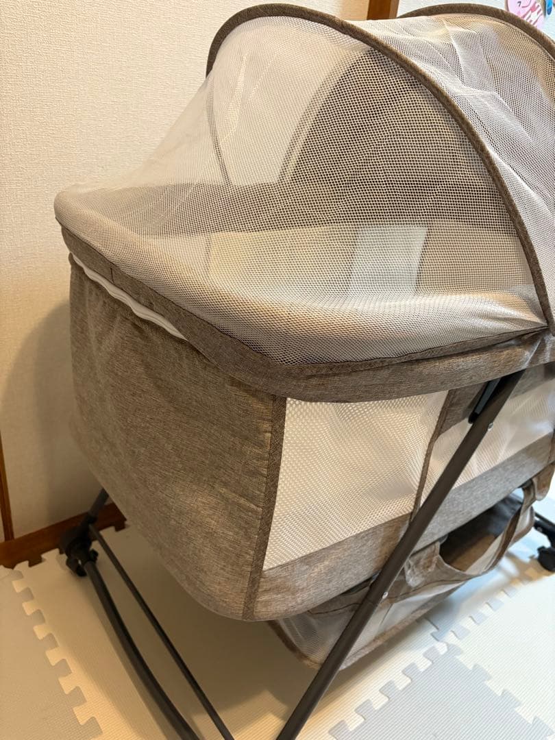 au様！専用！折りたたみ式ベビーベッド