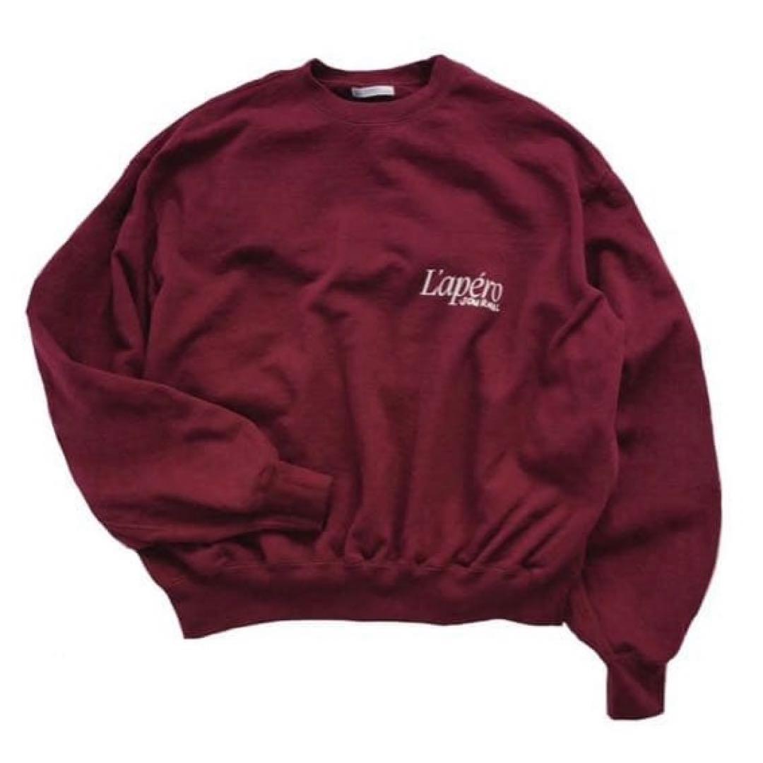 aww magazine スウェットL'APÉRO SWEATSHIRT