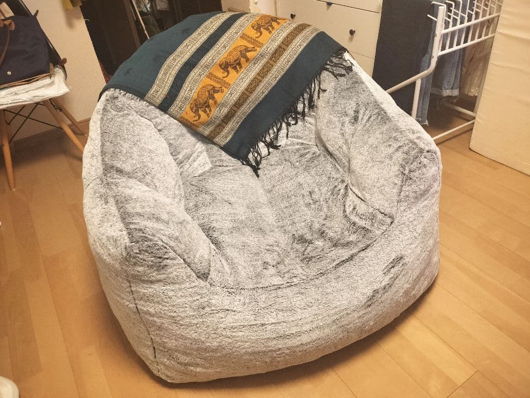 ☆美品☆PePo ビーズクッションソファ 大サイズ