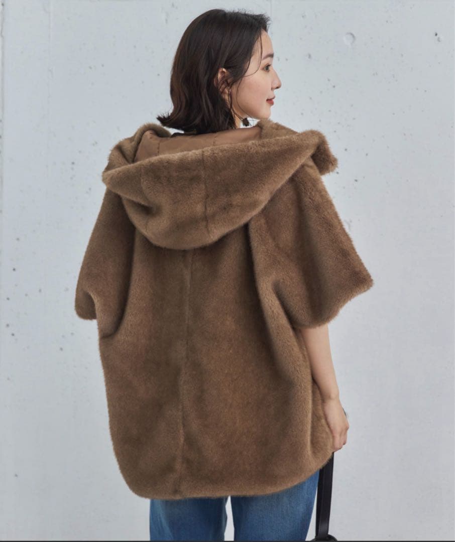 完売　新品未使用ドゥアルシーヴ DOUX ARCHIVESミンクファーフーディー