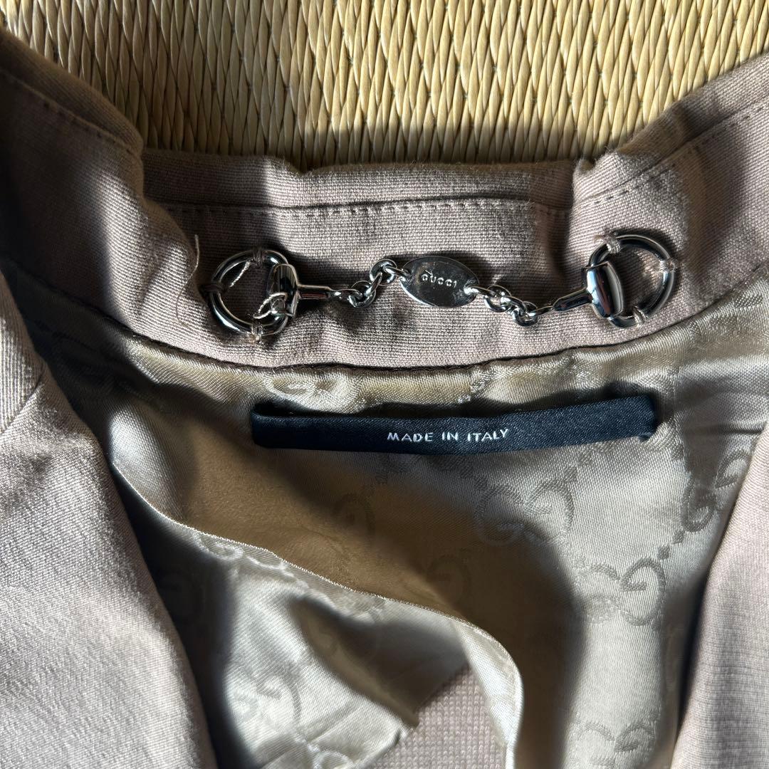 Gucci ベージュ テーラードジャケット イタリア製