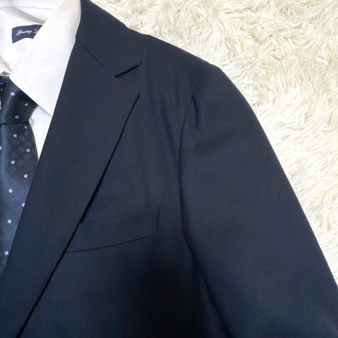 トゥモローランド　セットアップ　ビジネススーツ　ネイビー　紺　上下　メンズ