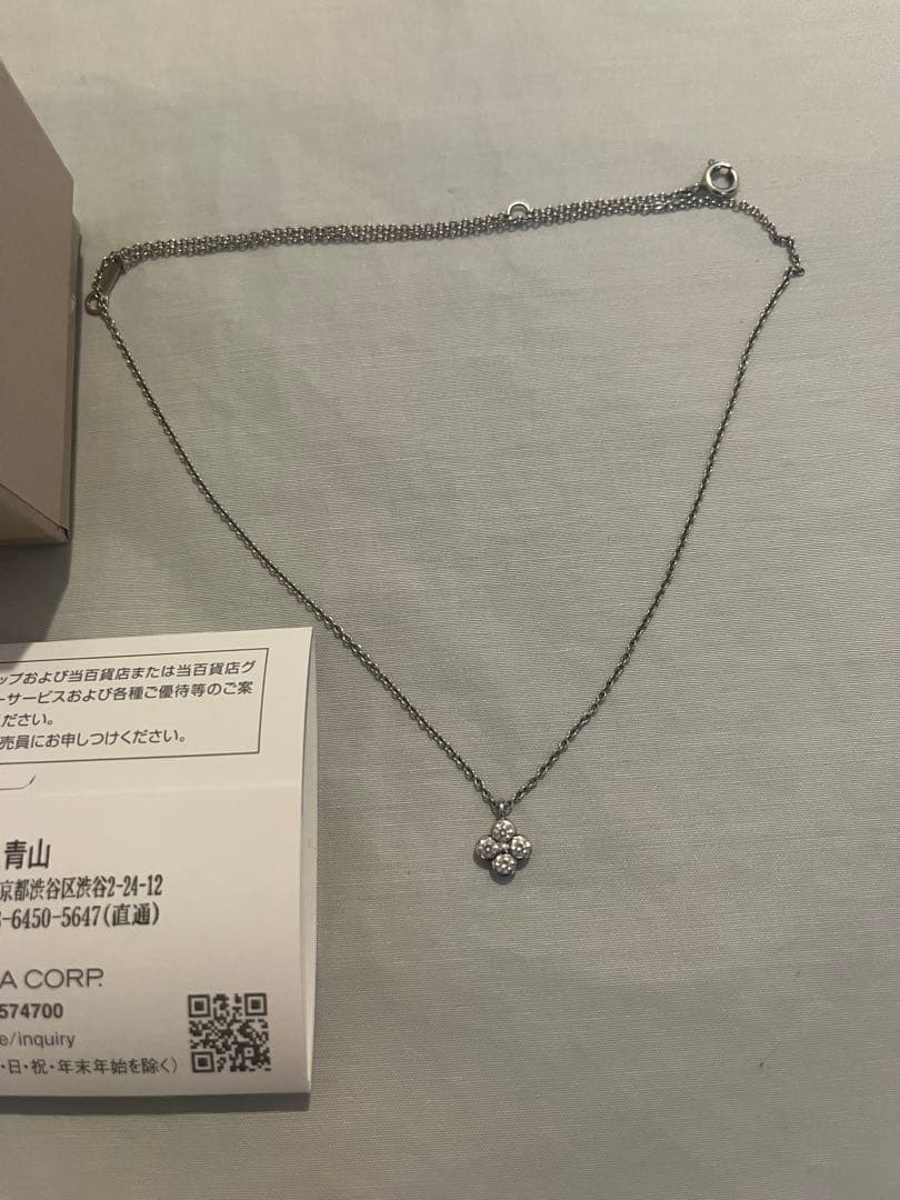 VA ヴァンドーム青山　キュービックジルコニア　ネックレス