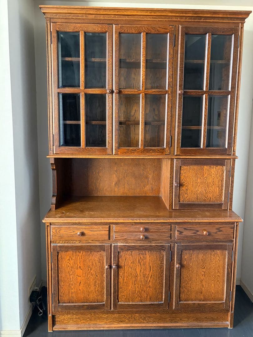 三越家具　カントリーハウス　ブルージュ　カップボード　食器棚