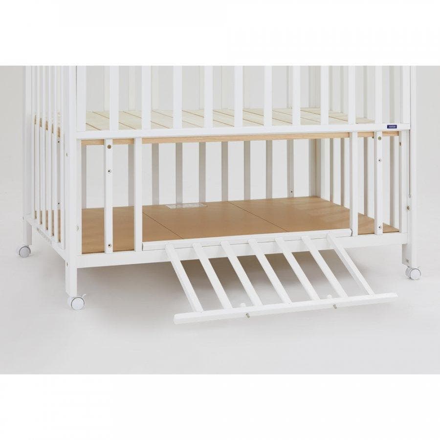 KATOJI　カトージ　ベビーベッド　レギュラーサイズ　70×120　白　収納付