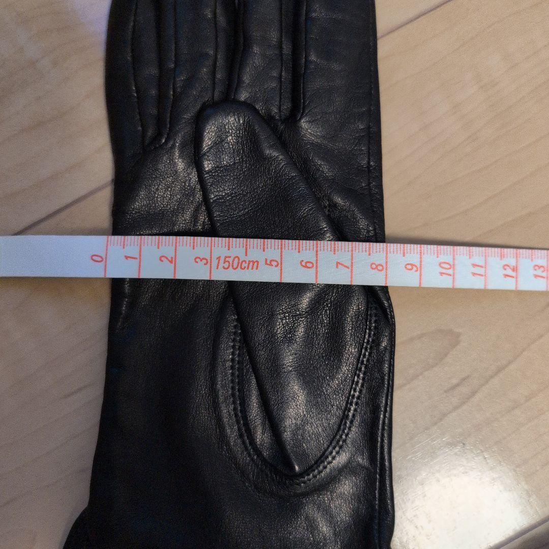 Vivienne Westwood 黒のレザー手袋 orb柄　レディース