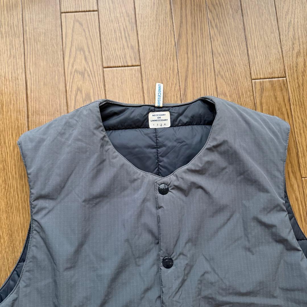 necessary or unnecessary ナイロン ダウンベスト