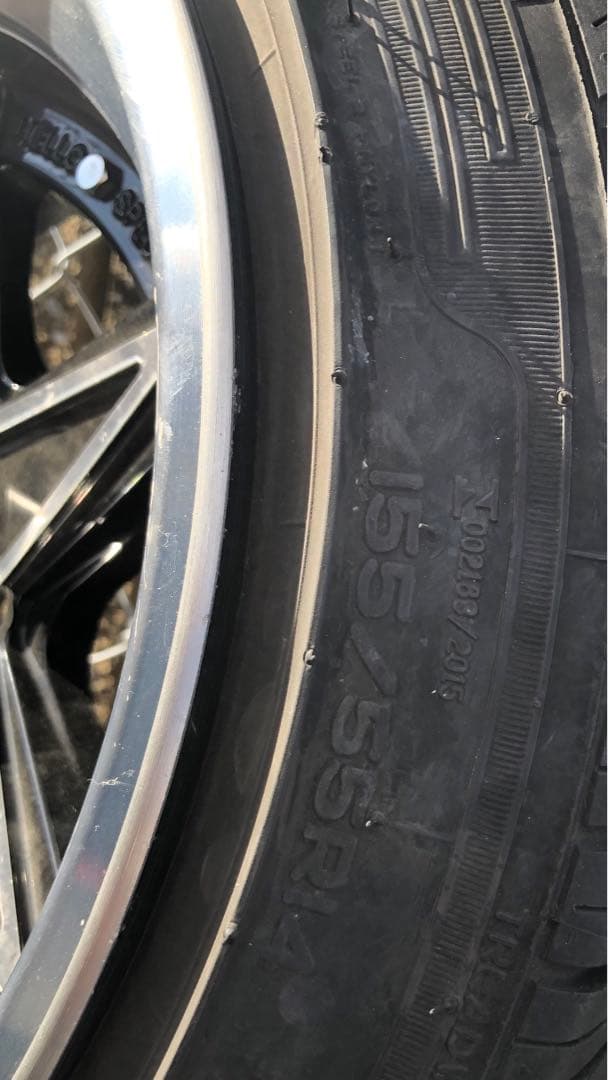 はろーすぺしゃる.エイトシックス14インチ 7Jタイヤホイールセット 中古