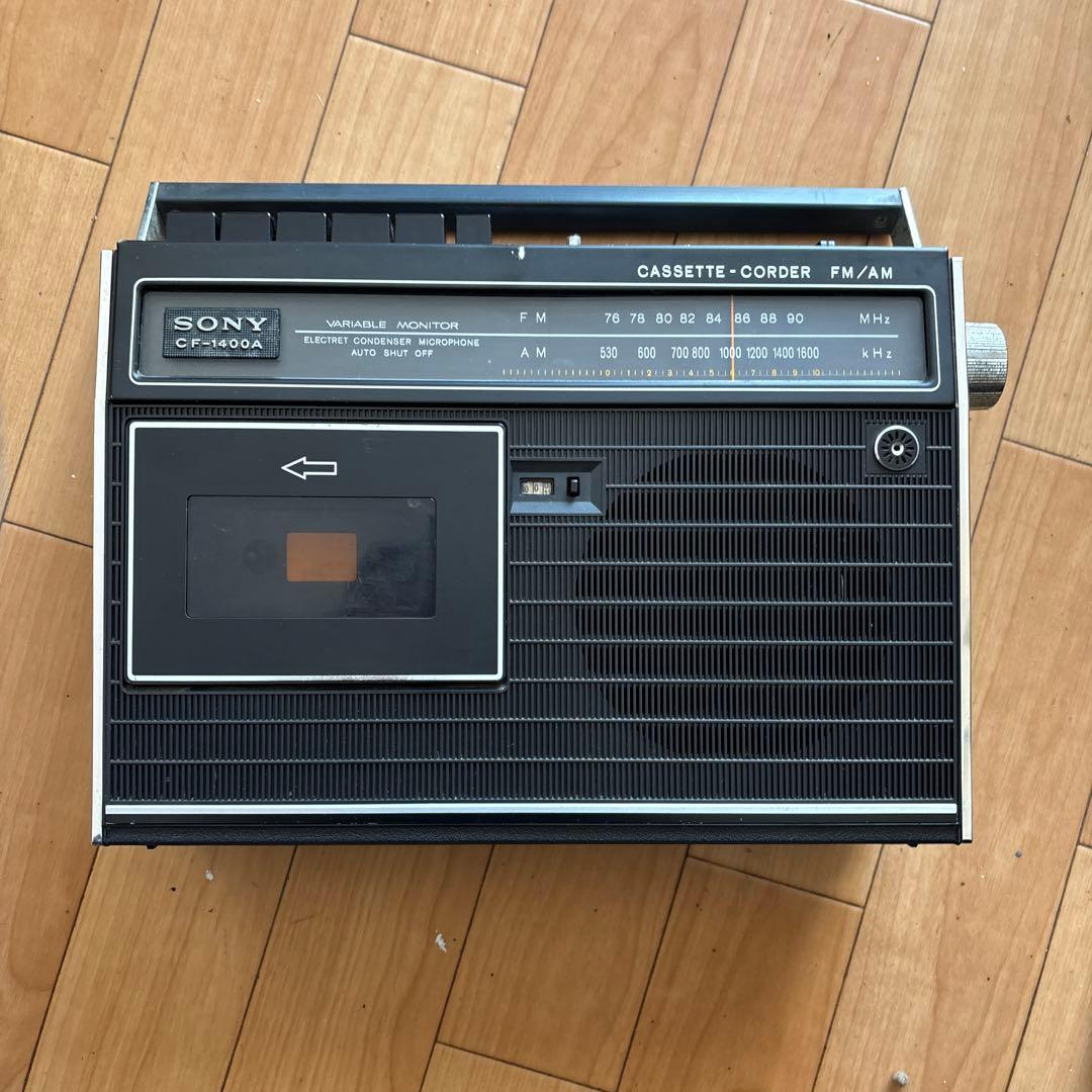 SONY／ソニー／ラジカセ／CF-1400稀少品日本製