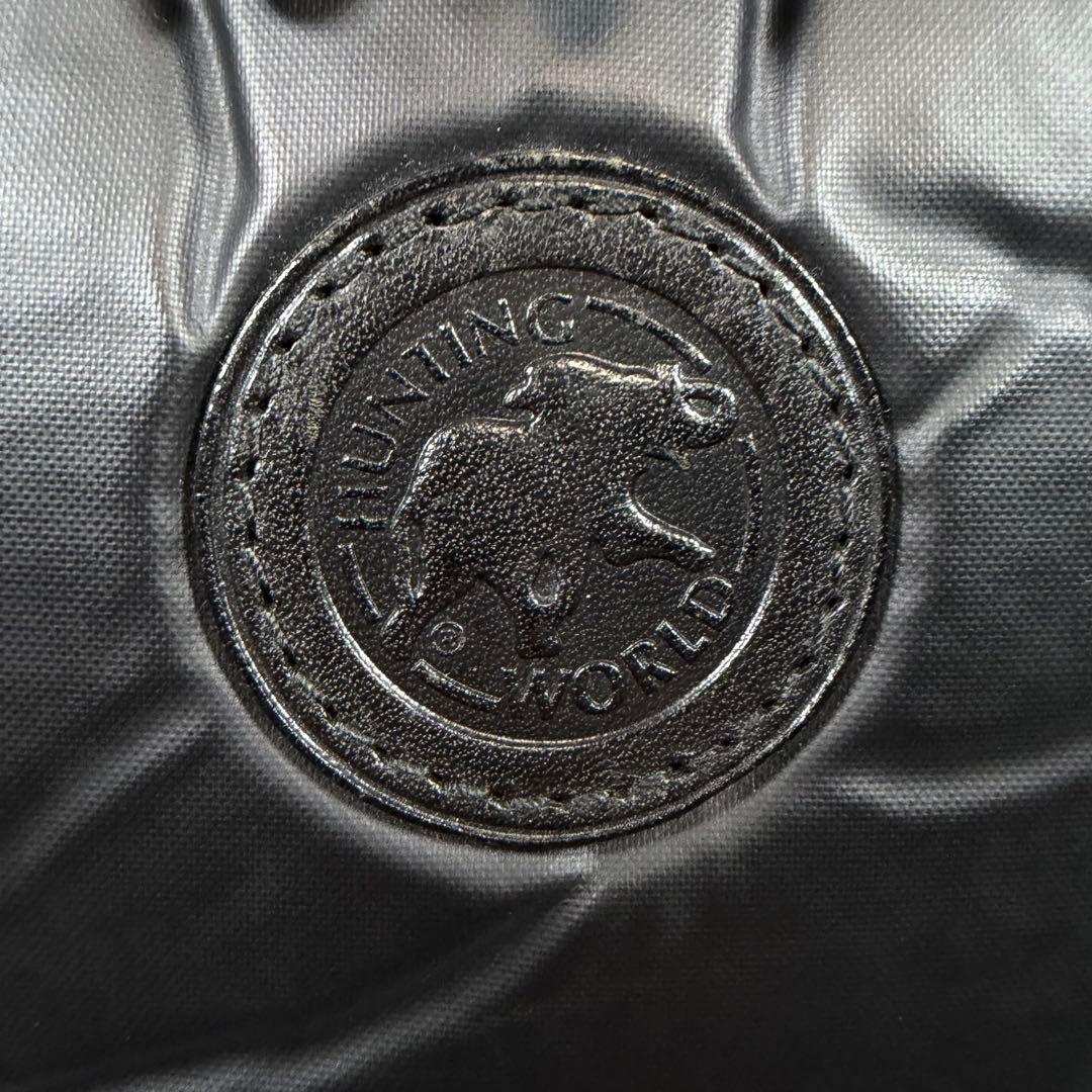 【極美品】ハンティングワールド　ショルダーバッグ　2way バチューサーパス　黒