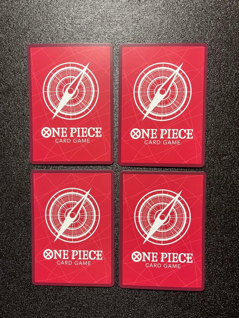 ルフィ　リーダーパラレル　ワンピースカード　4枚　op09 新たなる皇帝