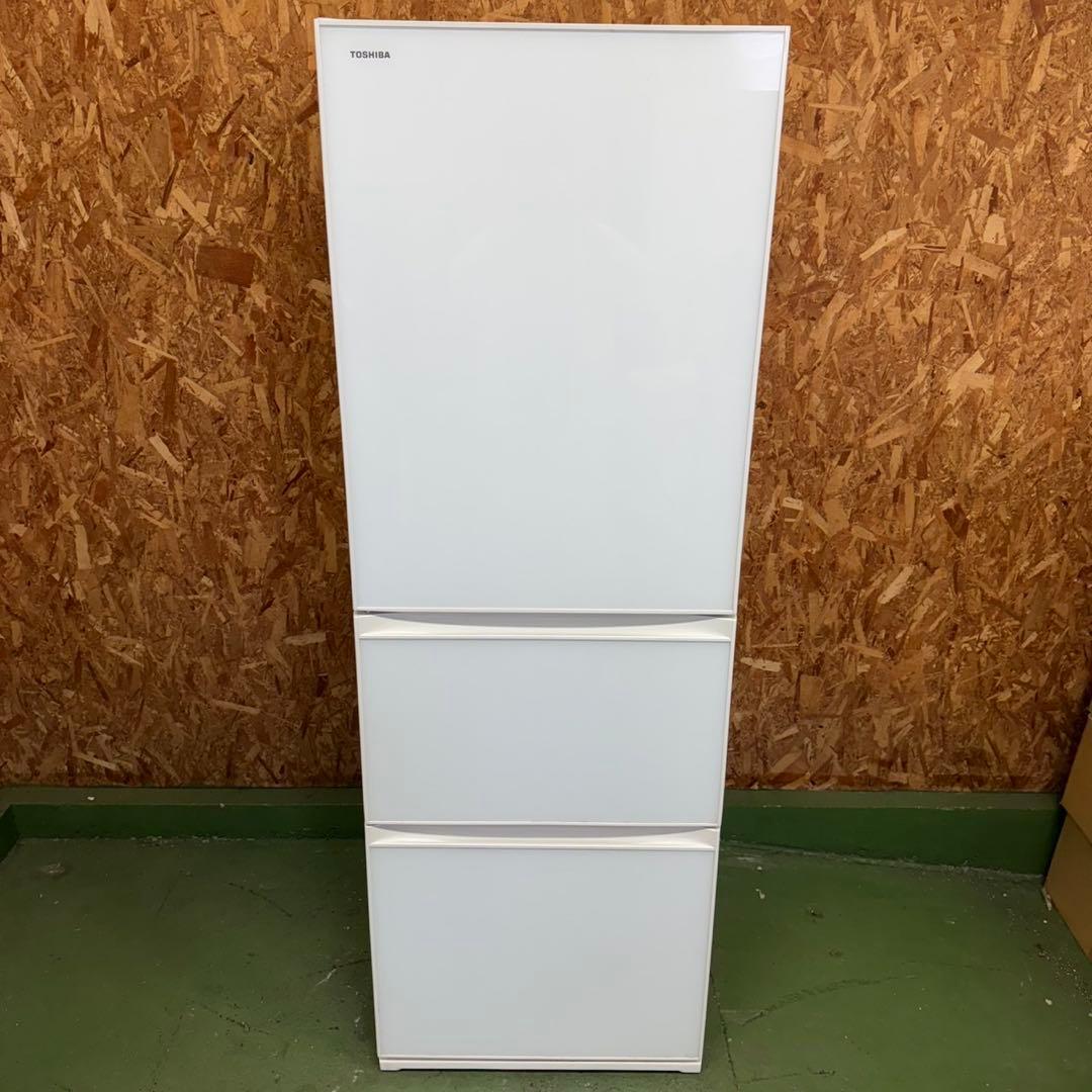 313 大型冷蔵庫　左開き　自動製氷機付　300L〜400L 美品　大人気モデル