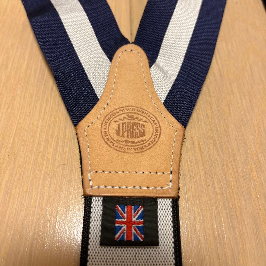 希少　ENGLAND 英国　J.PRESS サスペンダー ジェイプレス