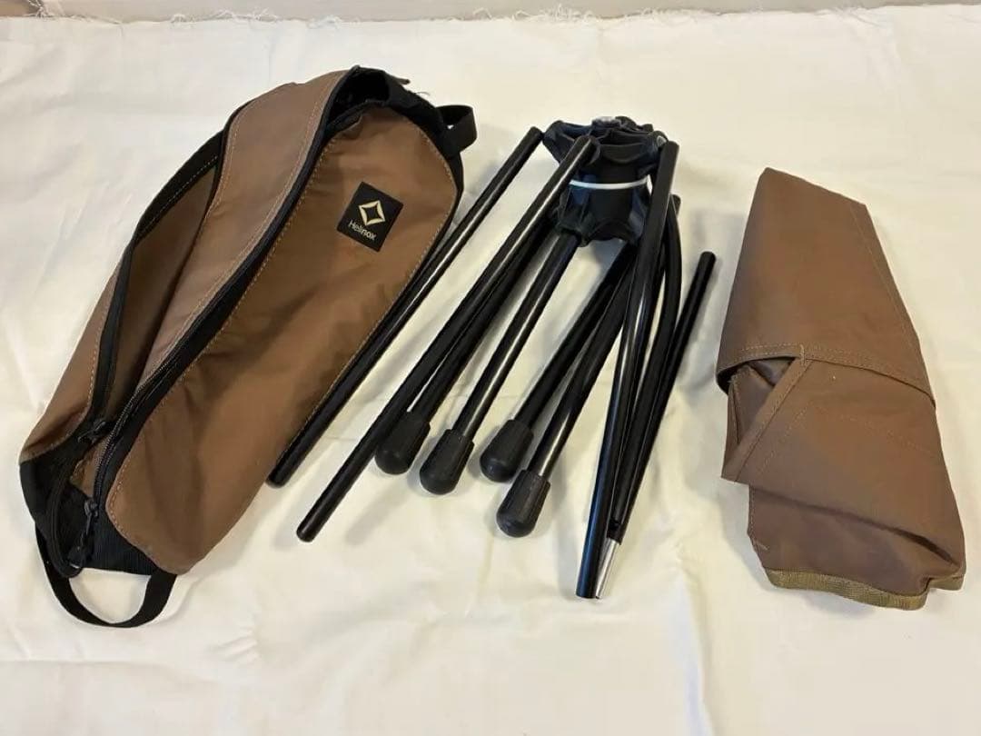 【FINALGG様用】アウトドアチェア ブラウン 収納バッグ付き