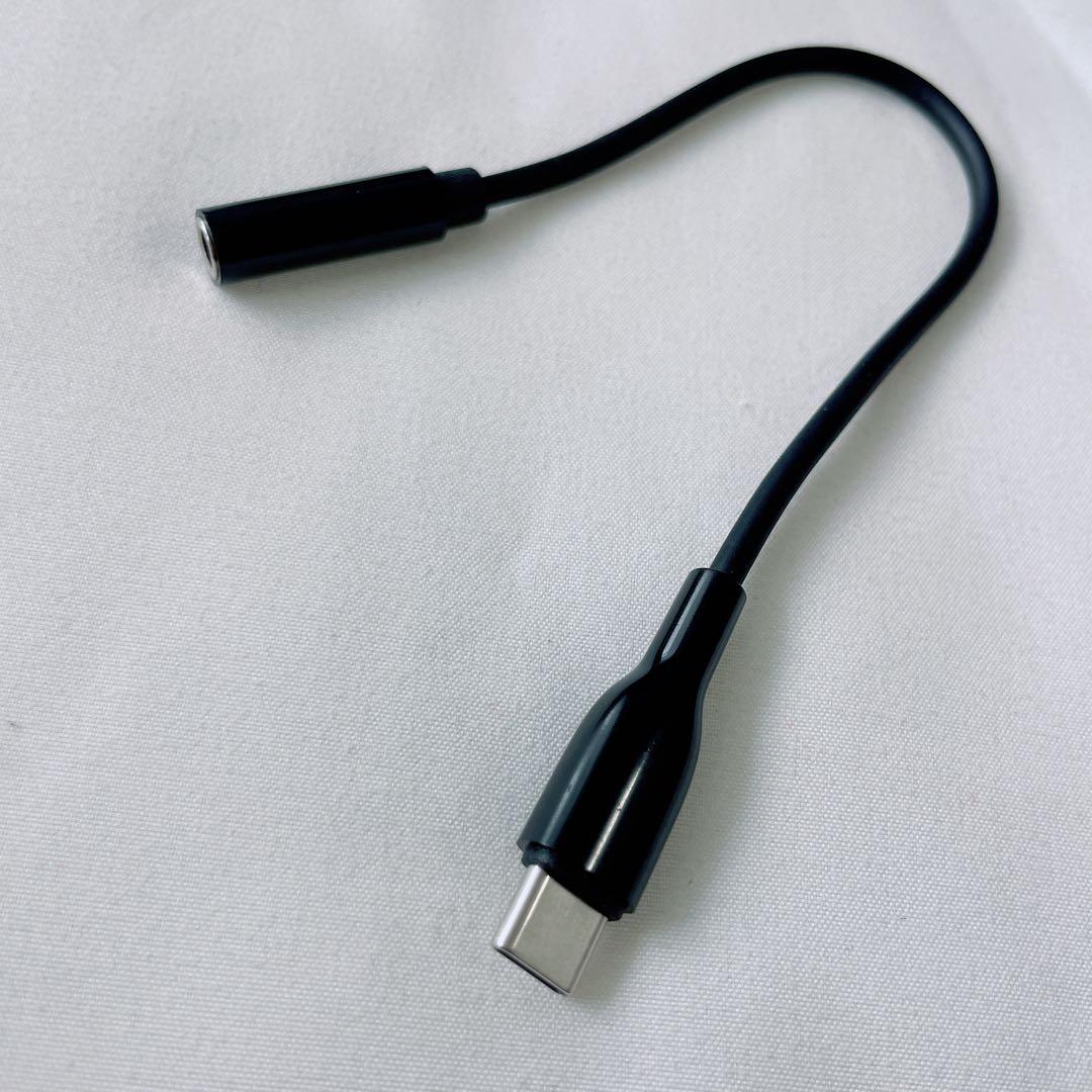 AK-JP オーディオアダプタ 1本 ブラック　ケーブル