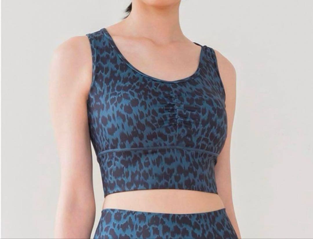 【新品】SUKALA LAVA ブラトップ　ネイビーレオパード　Sサイズ