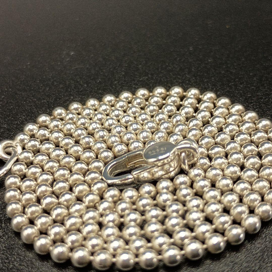 GUCCI ボールチェーン 50cm 2mm幅 SILVER925 ユニセックス