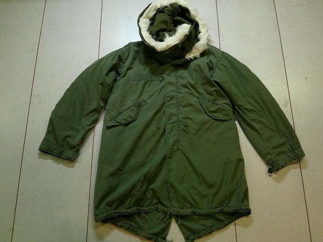 米軍実物 Ｍ65 フィッシュテールパーカー フルセット X-SMALL