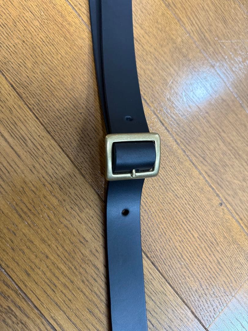 ブラックレザーサスペンダー tcbジーンズ