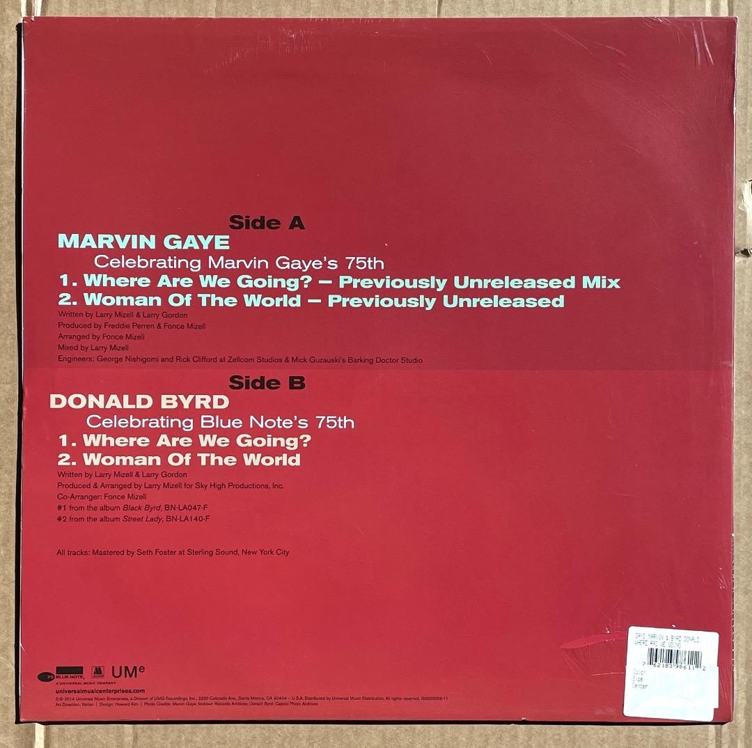 新品 Marvin Gaye Donald Byrd 2014年オリジナル盤