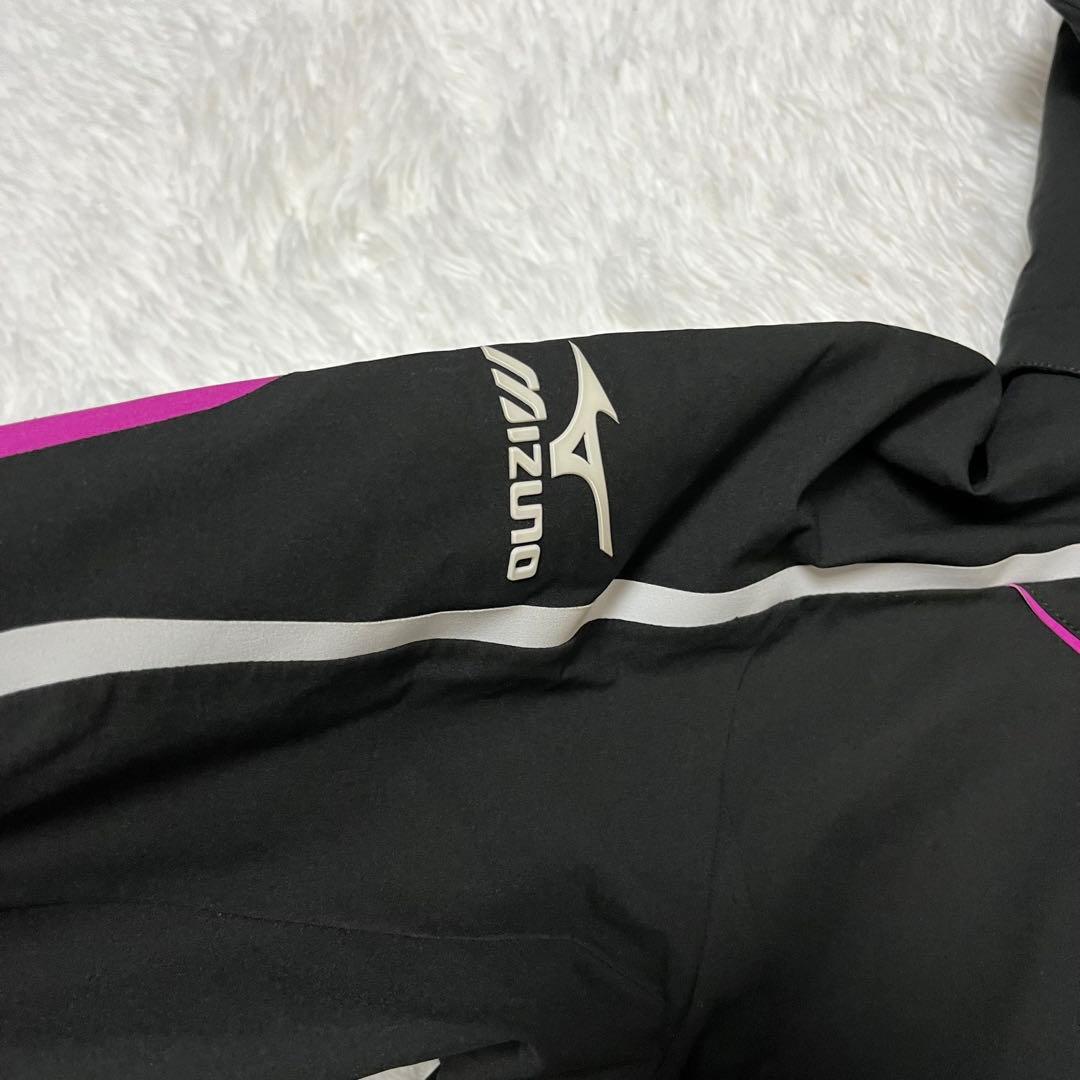 最高級 ミズノ MIZUNO スキーウェア セットアップ serious 黒