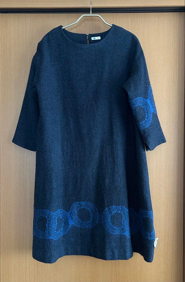 パラスパレス ヴーム vm ウール七分袖ワンピース サイズ0