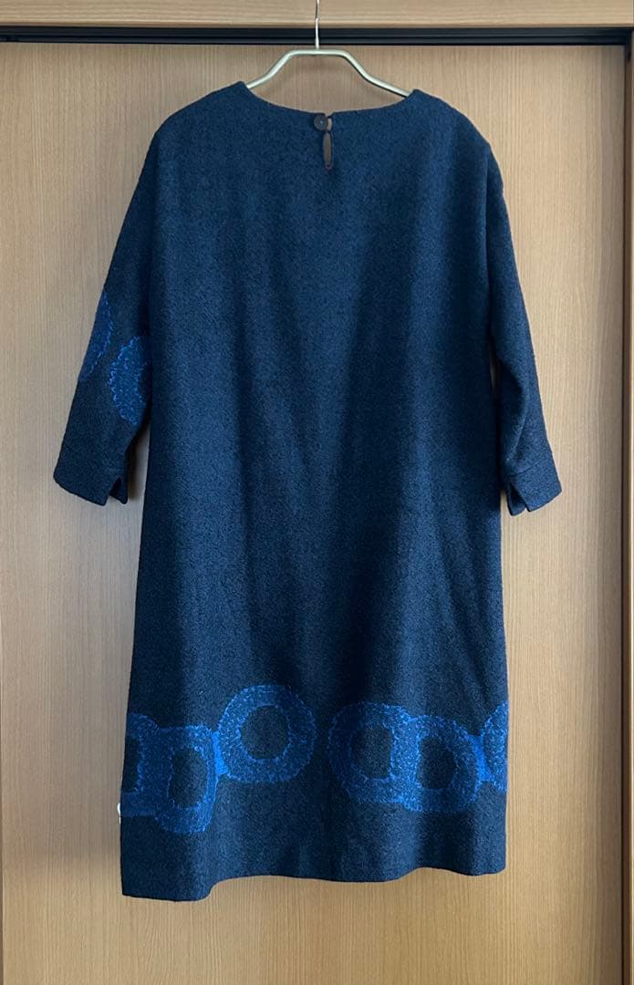 パラスパレス ヴーム vm ウール七分袖ワンピース サイズ0