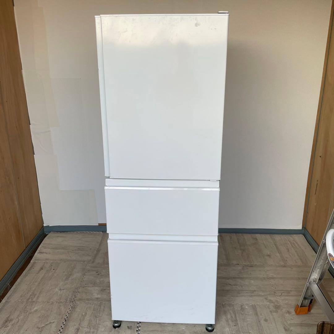 配送設置無料　三菱　3ドア冷蔵庫　23年製　自動製氷機付　最新