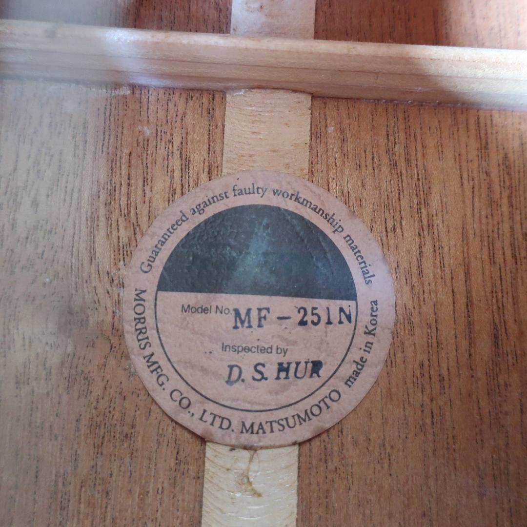 Morris MF-251N アコースティックギター 純正ケース付