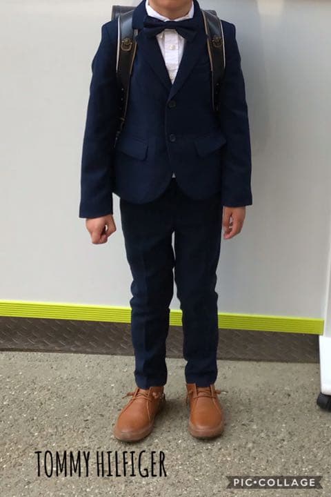 トミーヒルフィガー　ブレザー&パンツ&蝶ネクタイ&ポケットチーフ