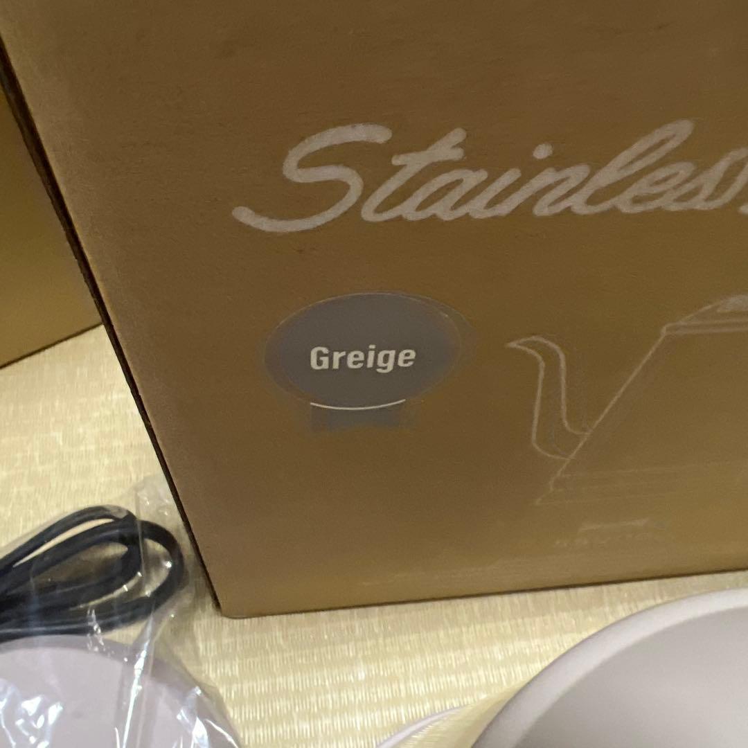 新品　BRUNO ステンレスデイリーケトル グレージュカラー