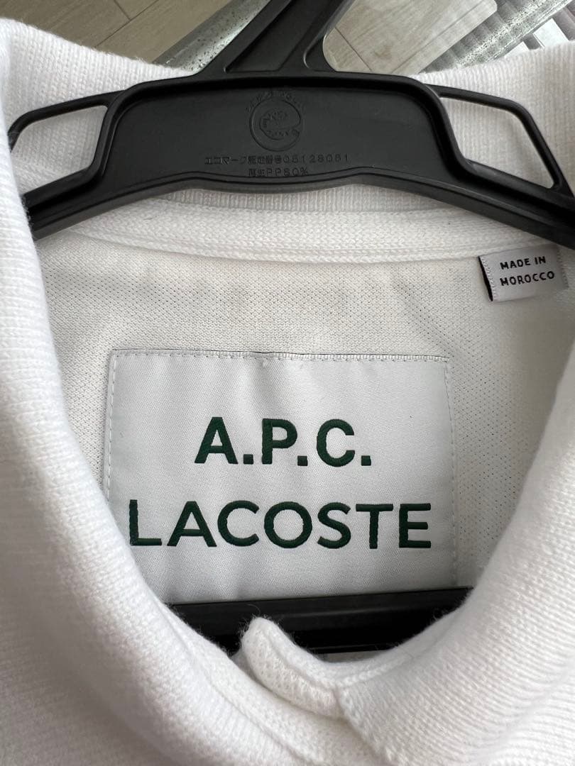 『Lacoste x A.P.C.』 コラボ パッチワークポロシャツ