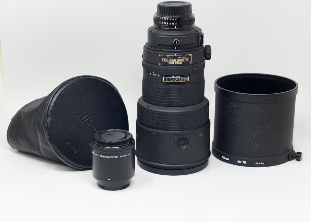 ニコンAF-I NIKKOR 300mm F2.8 D とテレコンTC-20E