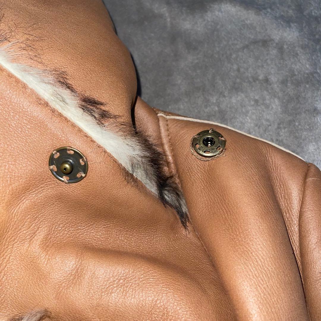 レア✨ ムートンコート フード y2k 平成 ギャル 00s リアルファー