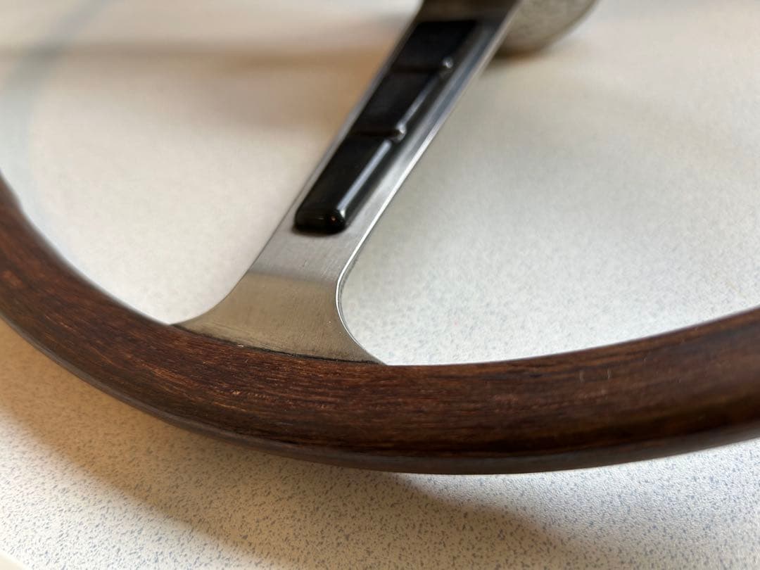 【希少】ダットサンサニー1000 ウッドステアリング　純正オプション