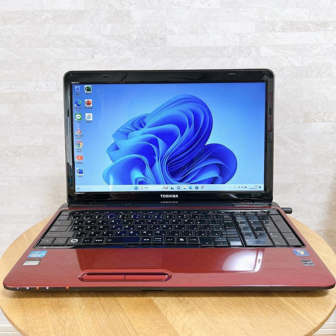 【HDD大容量】東芝 ノートパソコン 動作快適 Corei5 Win11