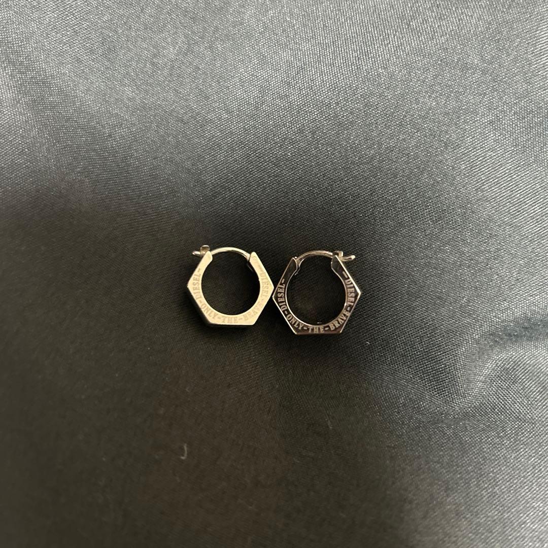 DIESEL ピアス ナットデザイン　2個