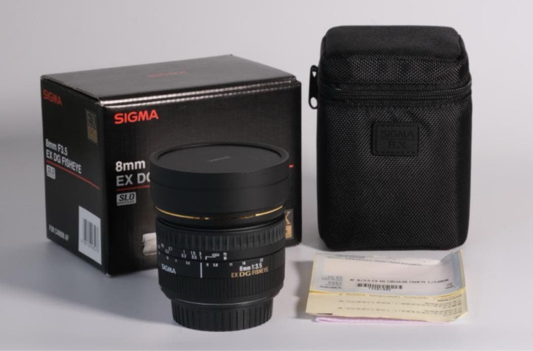 SIGMA 8mm F3.5 EX DG FISHEYE レンズ