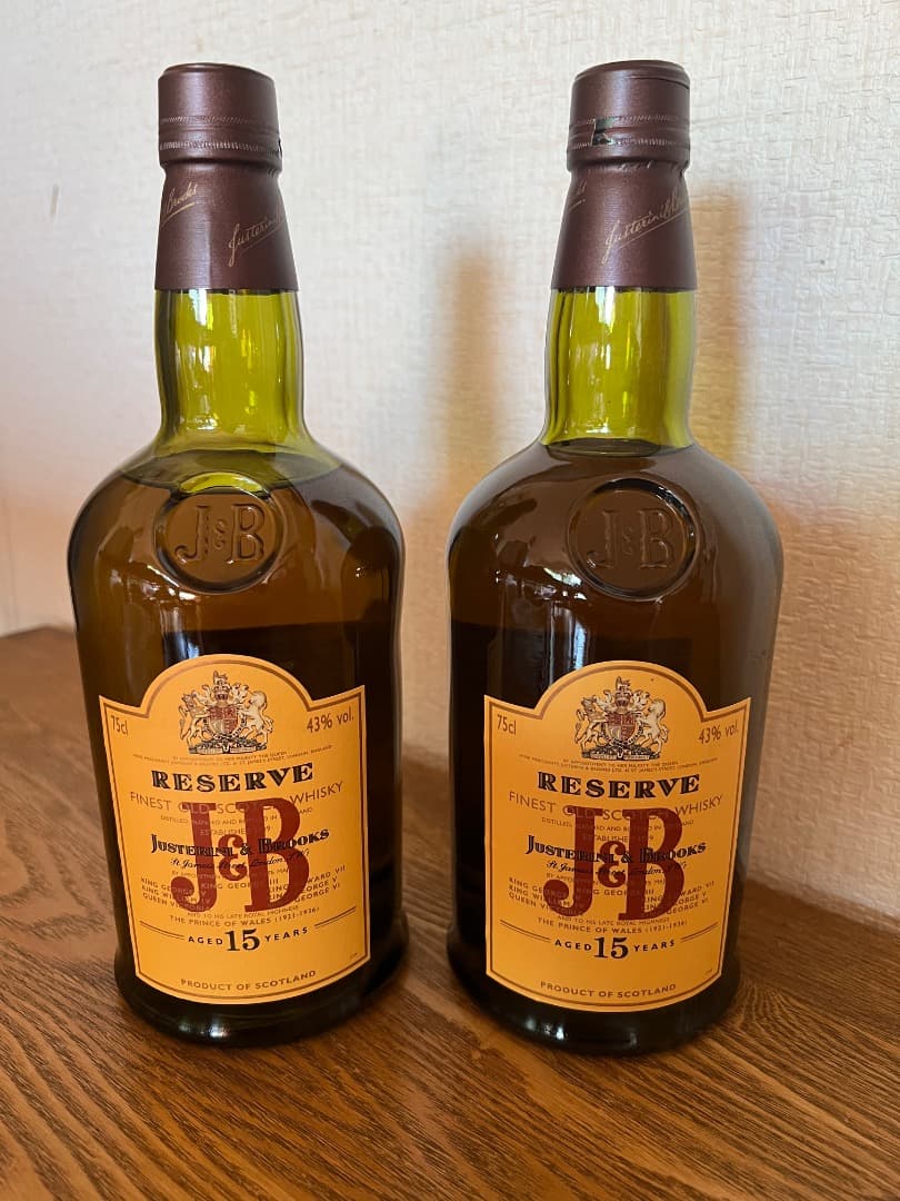 J&B RESERVE ジャスティリーニアンドブルクッス 15年 2セット