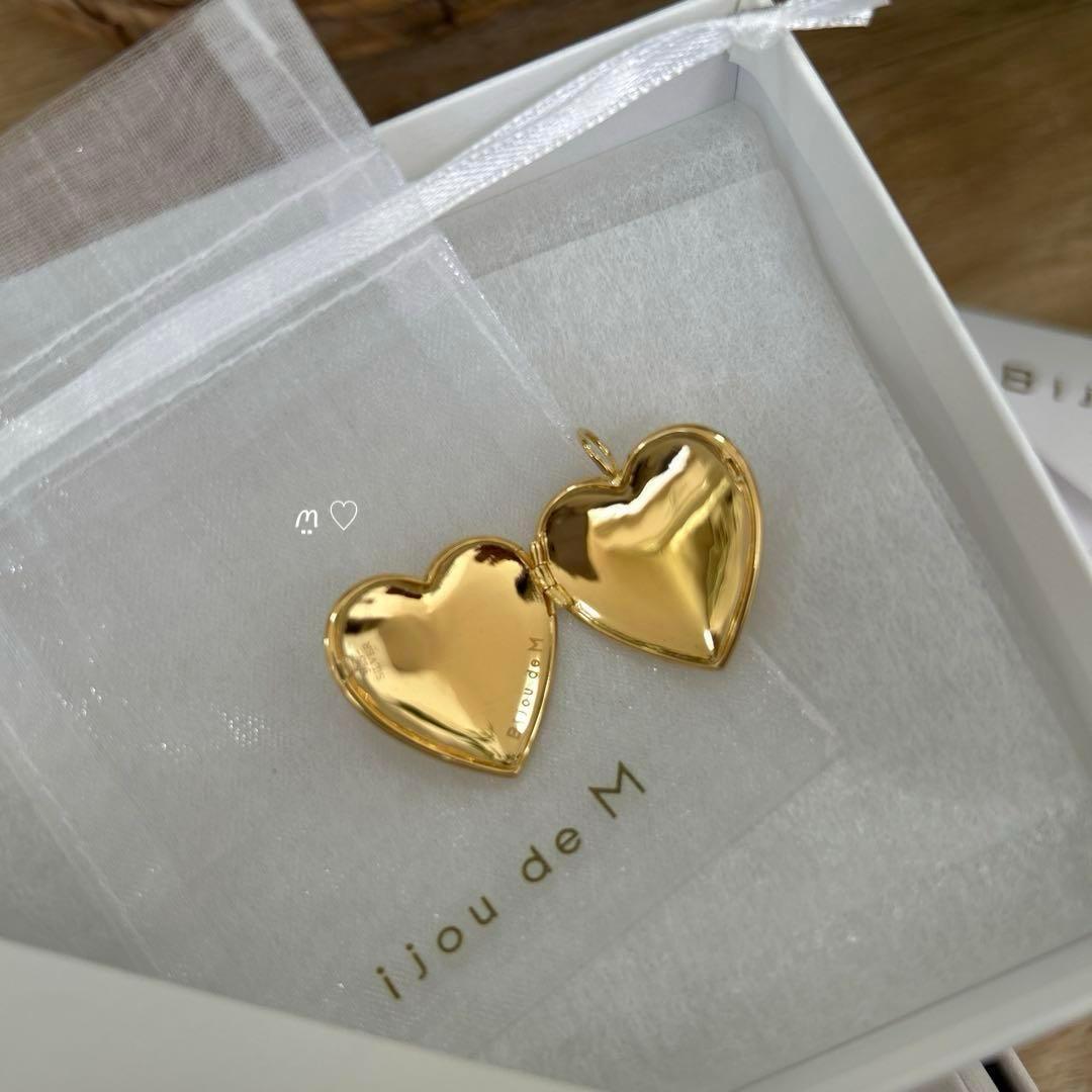 BIJOU de M　ビジュードエム　ハートロケット　ネックレスチャーム　現行品