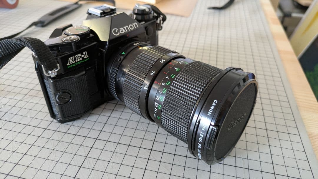 ルート411様、美品！Canon AE-1 プログラむFD35-105 F3.5