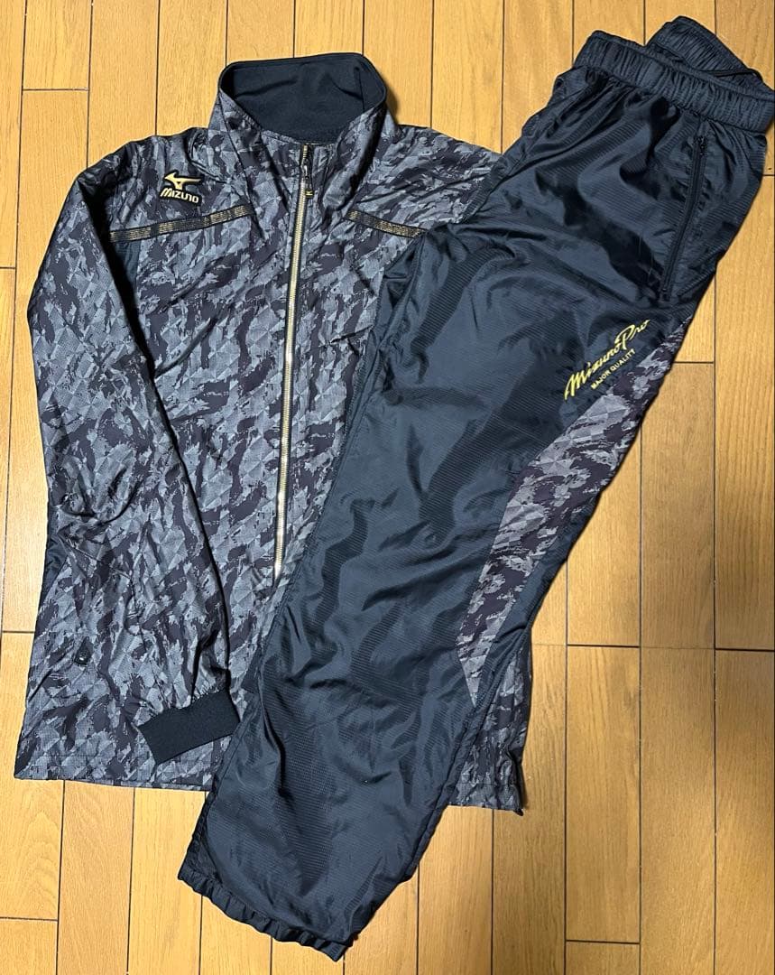 ミズプロ　ブレスサーモ　ウインドブレーカー　上下