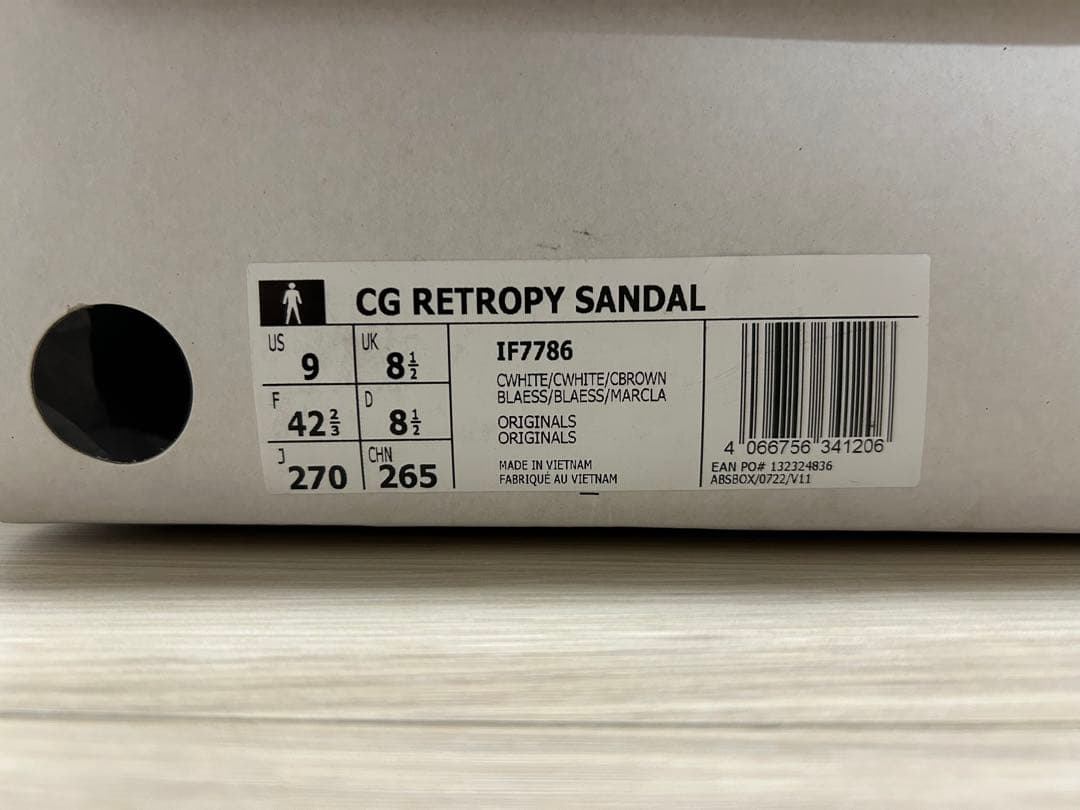 adidas アディダス　クレイグ・グリーン RETROPY サンダル